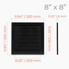 HVAC OV 10" x 10" (Outer Size) Square Air Vent