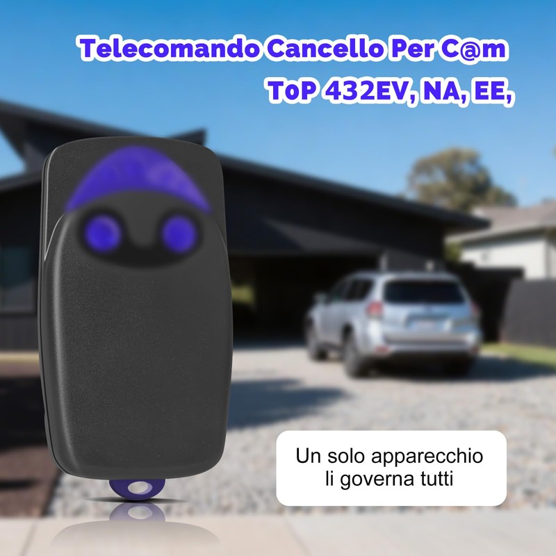 2 Pcs Replacement for NICE Remote Control Gate Remote Control