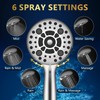 DAKINGS 6 Spray Modes High Pressure Handheld Showerhead Set Upgraded