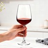 SHYRC Wine Glasses Set of 8, 15 oz Red or