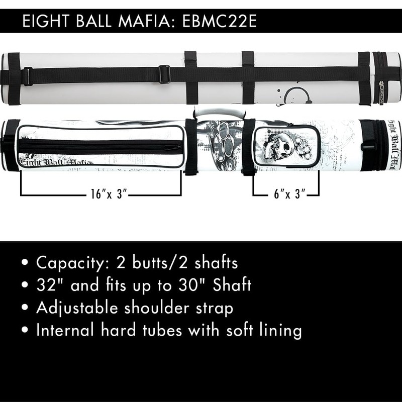 Eight Ball Mafia EBMC22E White Knuckles 2 Butt 2 Shaft