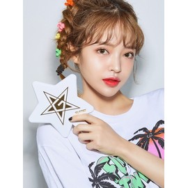 Glittier Bling Bling Big Star Hand Mirror / 글리티어 블링블링 빅스타 핸드 미러