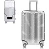 Yotako 26 Inch Suitcase Cover Protectors Clear PVC Luggage Cover