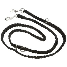 Nobby Training Leash Plaited, 200 cm/ 25 mm, Black