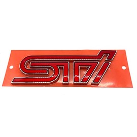 Subaru Impreza GE/GH/GR Rear STI Red Emblem
