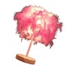 Feather Table Lamp Light Luxury Bedside Lamp Night Light for