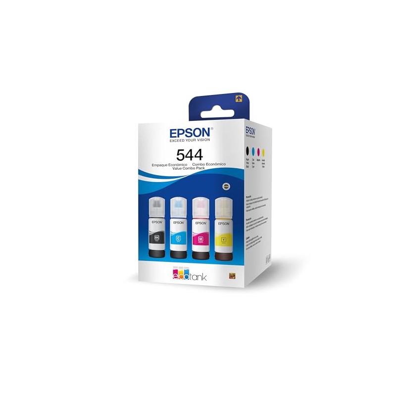 Epson Ecofit Botellas de Tinta Neg-Cian-Mag-Ama T544 4 unidades