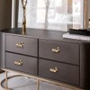 Aribrnten 8 Packs Champagne Gold Cabinet Knobs Drawer Knobs Euro
