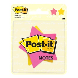 Post-it Super Sticky Notes, 3x3 in, 2X the Sticking Power, Apple Shape (7350-APL)