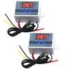 MTDELE 2Pcs 12V Thermostat Switch Controller XH-W3002 DC 12V 120W