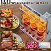 Food-Dehydrator Machine 9 Stainless Steel Trays, 1000W Fruit Dehydrator,7.7ft² Meat