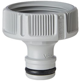 Gardena 18202-20 Tap Connector, 33.3 mm (G 1 Inch), Threaded Tap Connector, Waterproof Connection, Easy to Use, Packaged