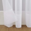 Megachest Woven Voile super wide metallic ring top Curtain 1