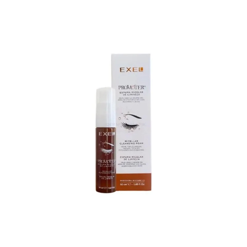Espuma Micelar de Limpieza Exel Promoter para Ojos y Pestañas