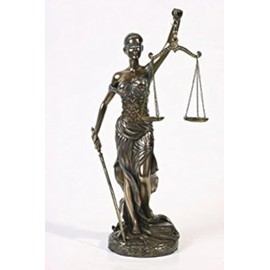 * Sale * Blind Lady Justice Statue Law Office Lawyer Gift - Magnificent !!