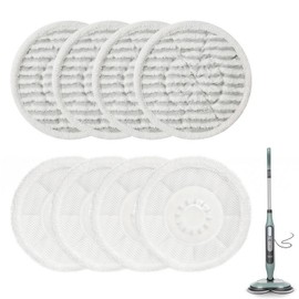 Kokoie 8 PCS Steam Mop Pads Compatible with Shark S6002UK, S7201UK