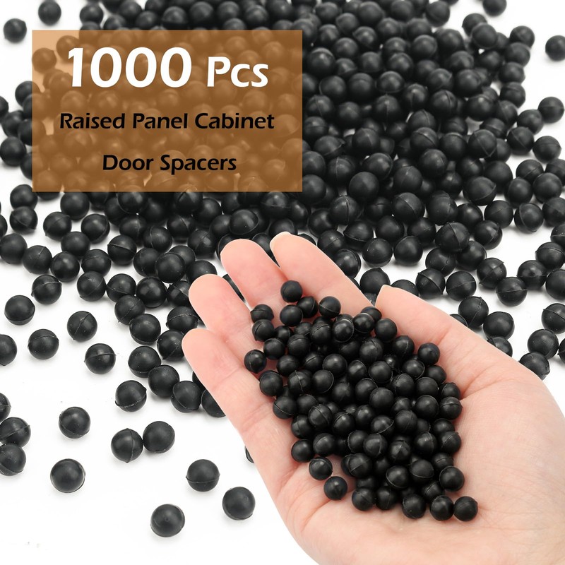 1000 Pcs Raised Panel Cabinet Door Spacers Rubber Ball Spacers