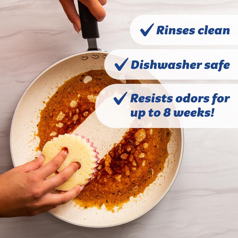 Scrub Daddy 4 Scrub Daddy Sponges & 4 Scrub Mommy