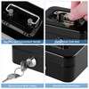 Cash Box with Lock Small Lock Box with Money Slot