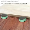 4 Pcs 19mm Bench Dog Green Aluminum Alloy Workbench Peg