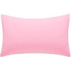 Cotton Connection luxury pollyCotton plain pillow case (Pink)