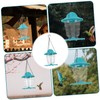 Sosoport Automatic Hummingbird Feeder Wild Bird Feeder Easy Refill Hanging