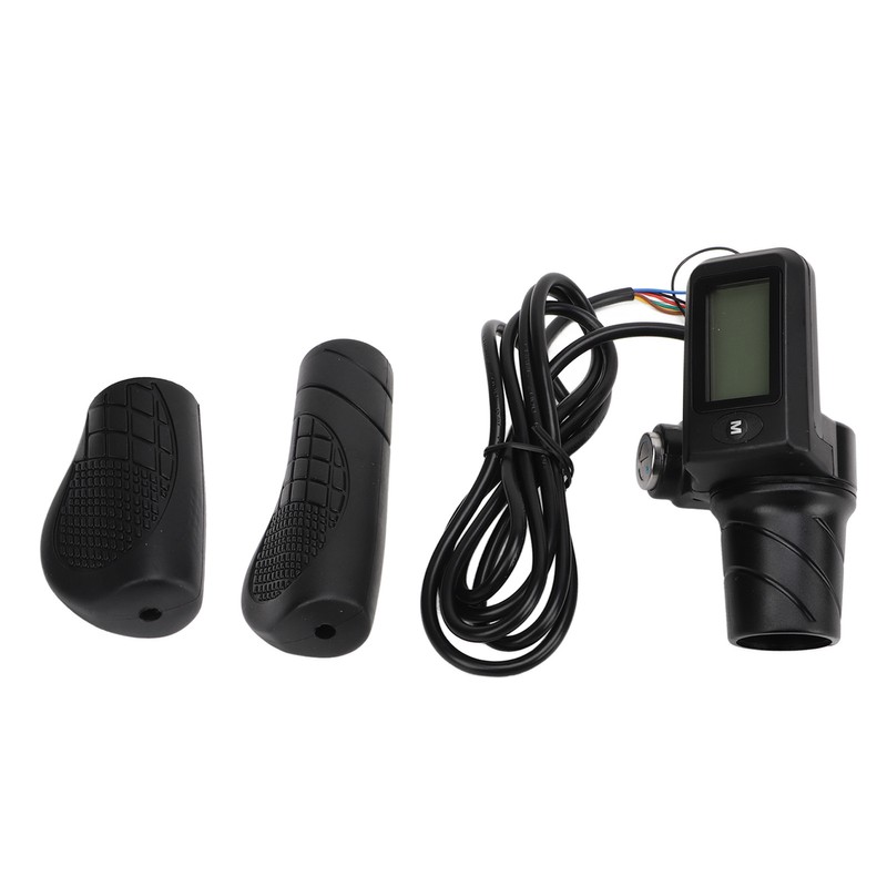 805 LCD Display Panel Throttle Grip Set Electric Bike Scooter
