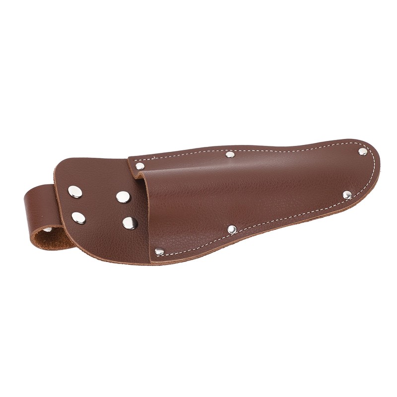 Pliers Holder Pruner Sheath Cowhide Belt Hanging Pouch for Gardening