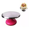 KFMX Base Giratoria Para Pasteles Repostería Acero Inoxidable