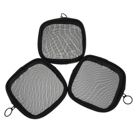 IWOWHERO Mesh Cosmetic Bag Zipper Pouch Breathable Toiletry Organizer for Travel Gym Daily Use Small Storage Purse for Skincare Jewelry and Makeup Essentials