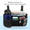 FINPAC Wheelchair Side Storage Bag w/Reflective Strips & Name Card
