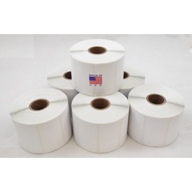 BESTeck 2.25"x1.25" Direct Thermal Labels for Thermal Printers, Perforations Between Labels, 1000 Per Roll, BPA Free, Strong Adhesive (1 Roll)