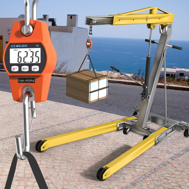 Digital Hanging Scale 881 Lb 400 Kg Hanging Digital Scale,