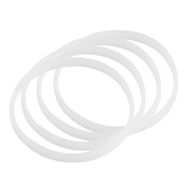 Fdit - Anillo de goma para juntas tóricas de goma de repuesto para mezcladora Juicer, 4 unidades, color blanco