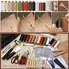 QMNNMA QMNNMA 102PCS Leather Working Tools Leather Tool Kit with