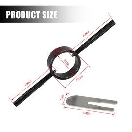 Zpana Motorcycle Fork Spring Compressor Tool Kit, 2PCS/Set Metal Motorbikes Radial Pin Spanner Cartridge Rod Holding Tool, Motor Fork Maintenance Set for Most Upside Down Street Bike