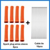 VekAuto 8 Pcs High Heat Shield Engine Spark Plug Wire