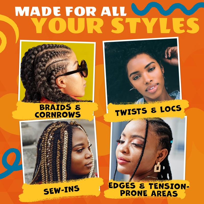 AllDay Locks Braid Oil Soothes, Moisturizes Dry & Itchy Scalp