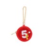 Pikmin Charm Synthetic Leather Round Mini Pouch Trinket Box with