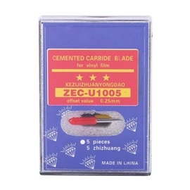 15pcs Tungsten Steel Plotter Cutting Blade Computer Plotter Cutting Head 40° 50° 60° with Aluminum Holder