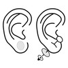 Outus 300 Pcs Earring Stickers Earlobe Support Patches for Heavy