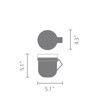 Brabantia - Make & Take Suppenbecher 0.6L - mit Aufschraubbarem