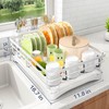 Dish Drying Rack - Stainless Steel Dish Rack for Kitchen