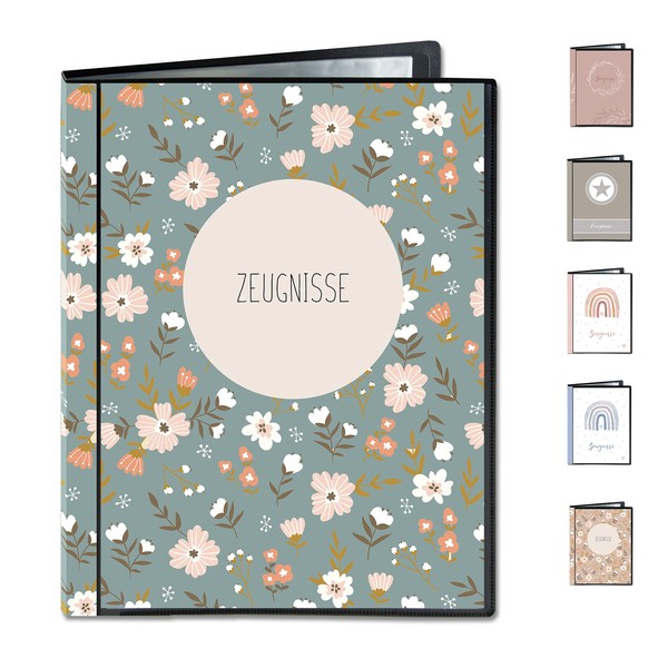 Minilino Certificate Folder, 20 A4 Premium Transparent Pockets, Protection, Storage