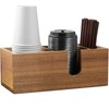 ALELION Acacia Wood Coffee Cup Holder for Countertop - Wood