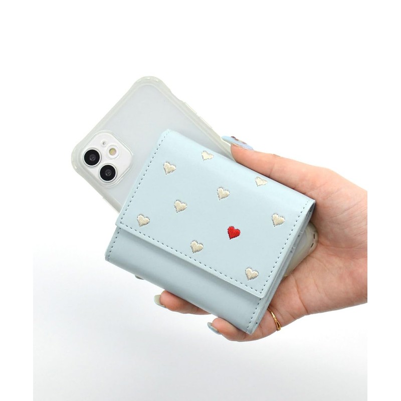 Alto Rose Heart Trifold Wallet, Mini Wallet, Small, Card, Box