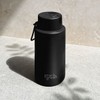 frank green Ceramic Reusable Bottle with Straw Lid, 34oz/1L Capacity
