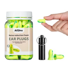 AiQInu Ohrstöpsel zum Schlafen, Gehörschutz Ohrstöpsel 40 Paare 38 dB SNR, Superweiche Schaumstoff Ohrenstöpsel, Ideal zum Schnarchen, Lernen, Reisen, Konzerte