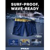 TSLA Men's Swim Trunks, Quick Dry Swimming Beach Board Shorts,