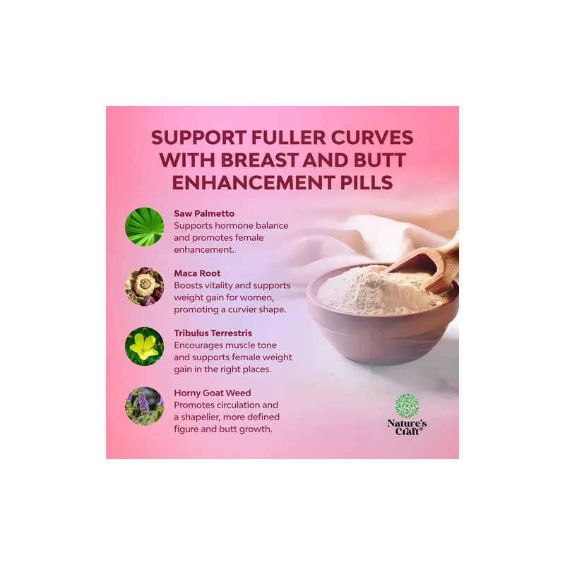 Maca Root Powder Natures Craft 60 Comprimidos Suplemento Herbales